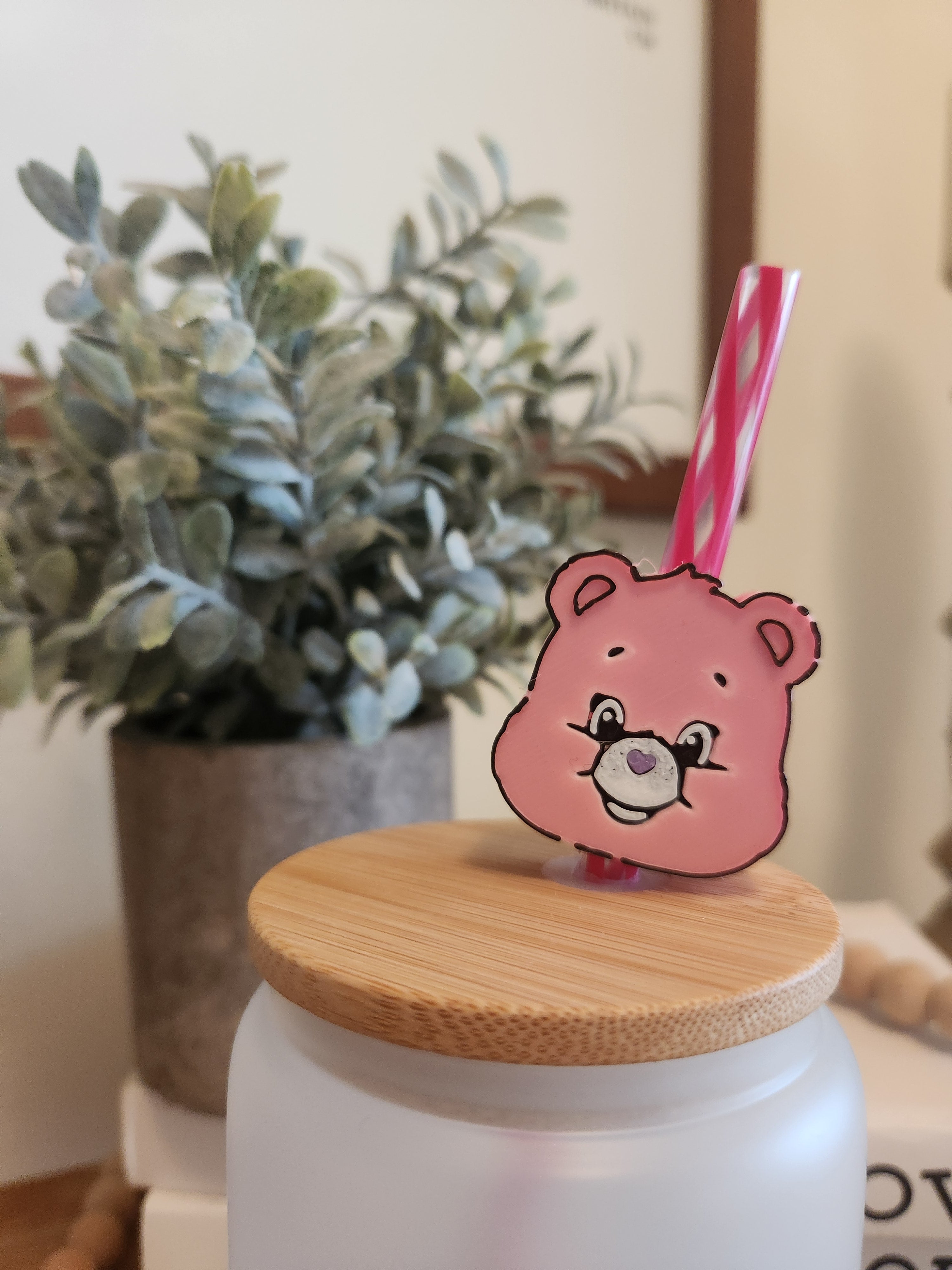 Care Bear - Straw topper (In Color) – 3D Undercover