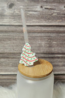 Someone ate the Little Debbie tree cakes - Straw topper (In Color)