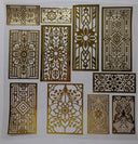 #120 Metallic Decorative Panels 6 colors
