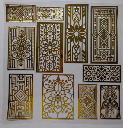 #120 Metallic Decorative Panels 6 colors