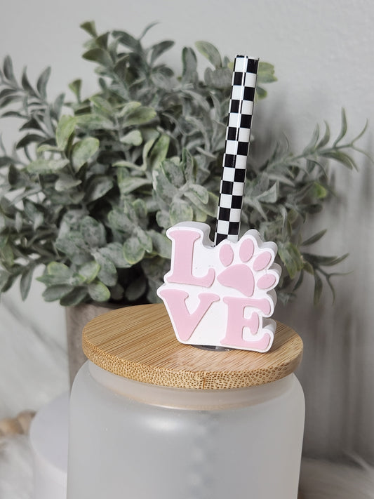 Love Pets - Straw topper (In Color)