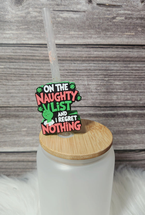 I regret nothing - Straw topper (In Color)