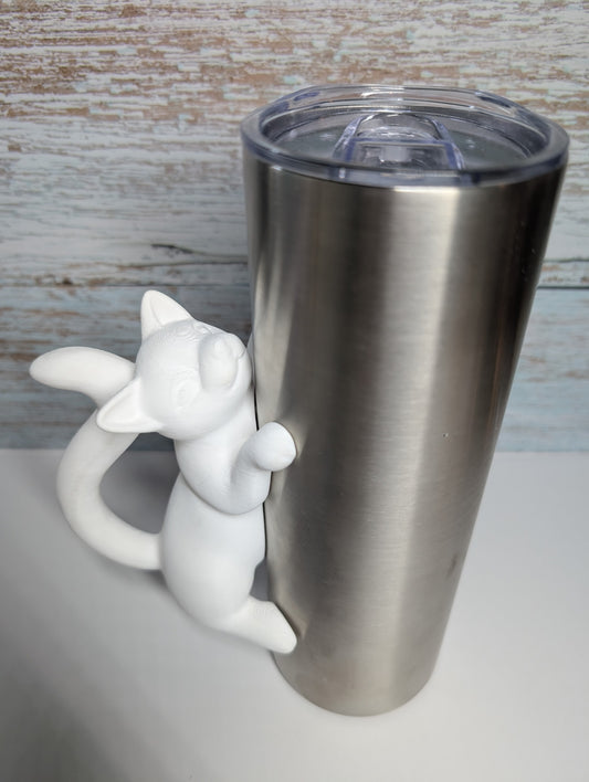 Stretching Cat - Tumbler Handle