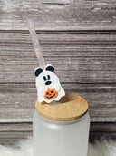 Mouse ghost - Straw topper (In Color)
