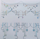 #124 Metallic and Holographic Celestial Garland  5 colors Options