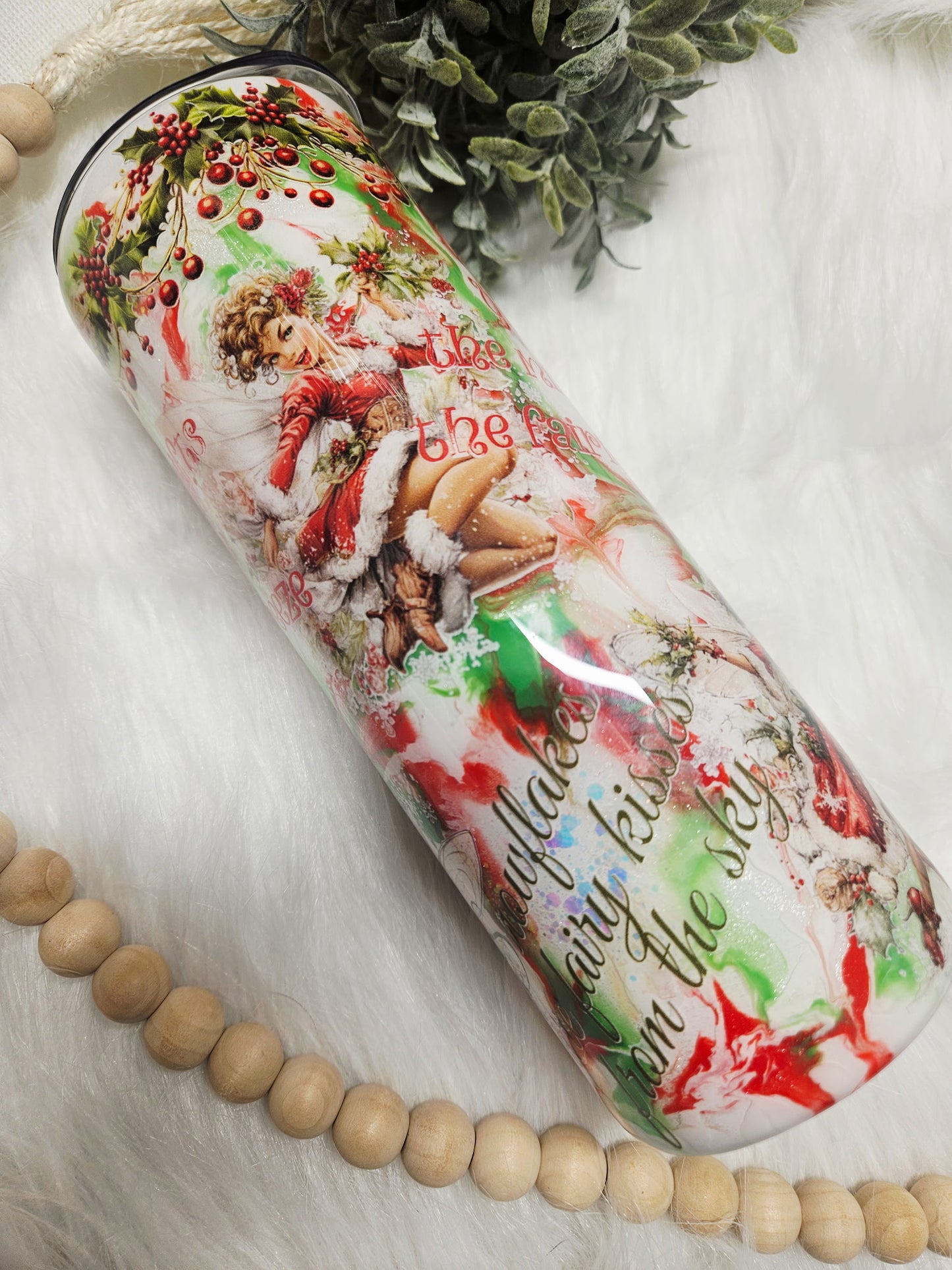 20oz Christmas Fairies Tumbler