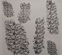 #133 tooled leather patches Metalliic 3 color options