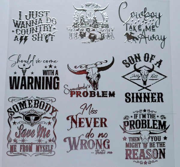 #89 If I'm the problem available in silver and gold