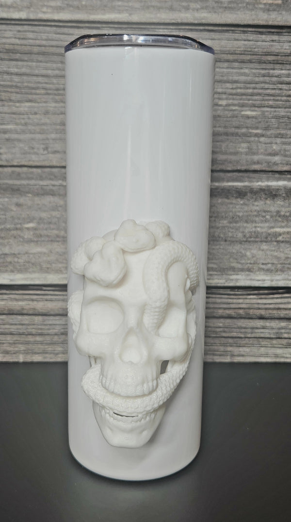 Skull with snakes - Tumbler element