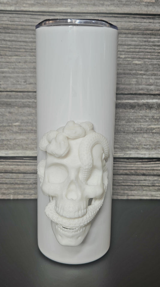 Skull with snakes - Tumbler element