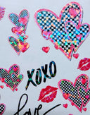 #79 Checkered Love shattered effect-2 color options