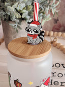 Christmas Racon- Straw topper (In Color)