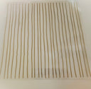 #2 Metallic UV DTF- Funky Stripes- available in Gold and Silver