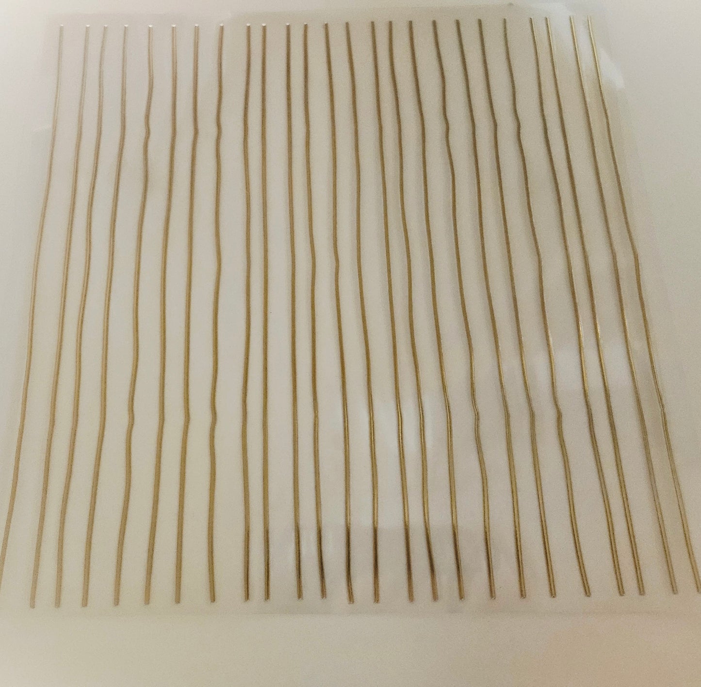 #2 Metallic UV DTF- Funky Stripes- available in Gold and Silver