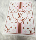 Brown and Pink Bougie -3d printed notebook