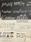#6 Metallic UV DTF- Inspirational- available in Gold and Silver