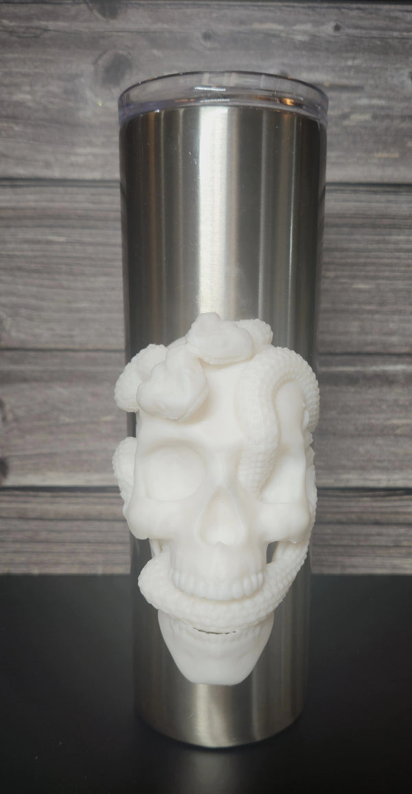 Skull with snakes - Tumbler element