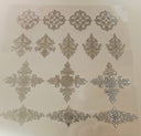 #7 Metallic UV DTF- Filigree- available in Gold and Silver