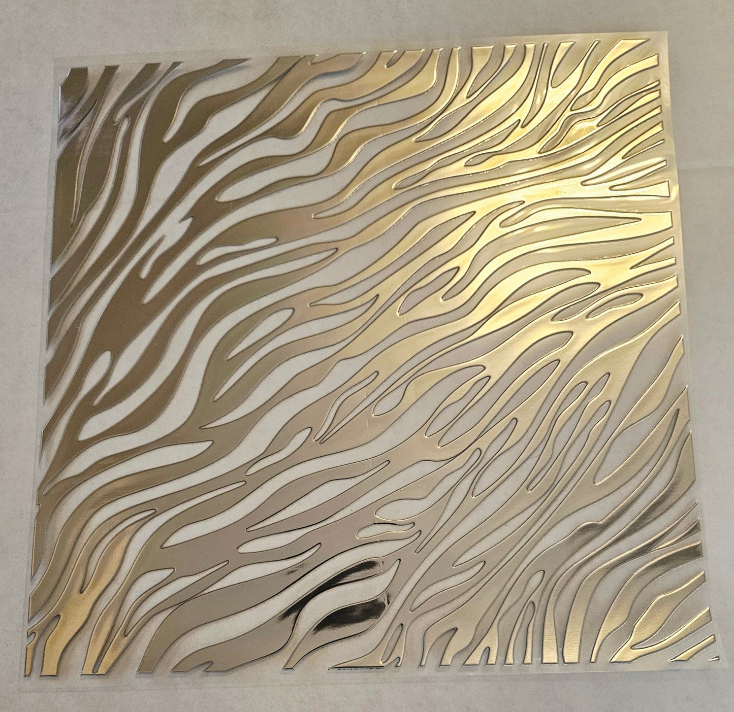 #23 Metallic UV DTF-Zebra- available in Gold and Silver
