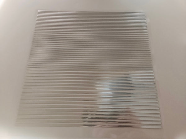 #11 Metallic UV DTF- Straight Lines- available in Gold and Silver