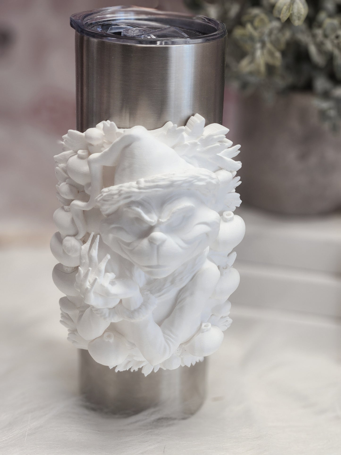 Grinch wreath- Tumbler Element