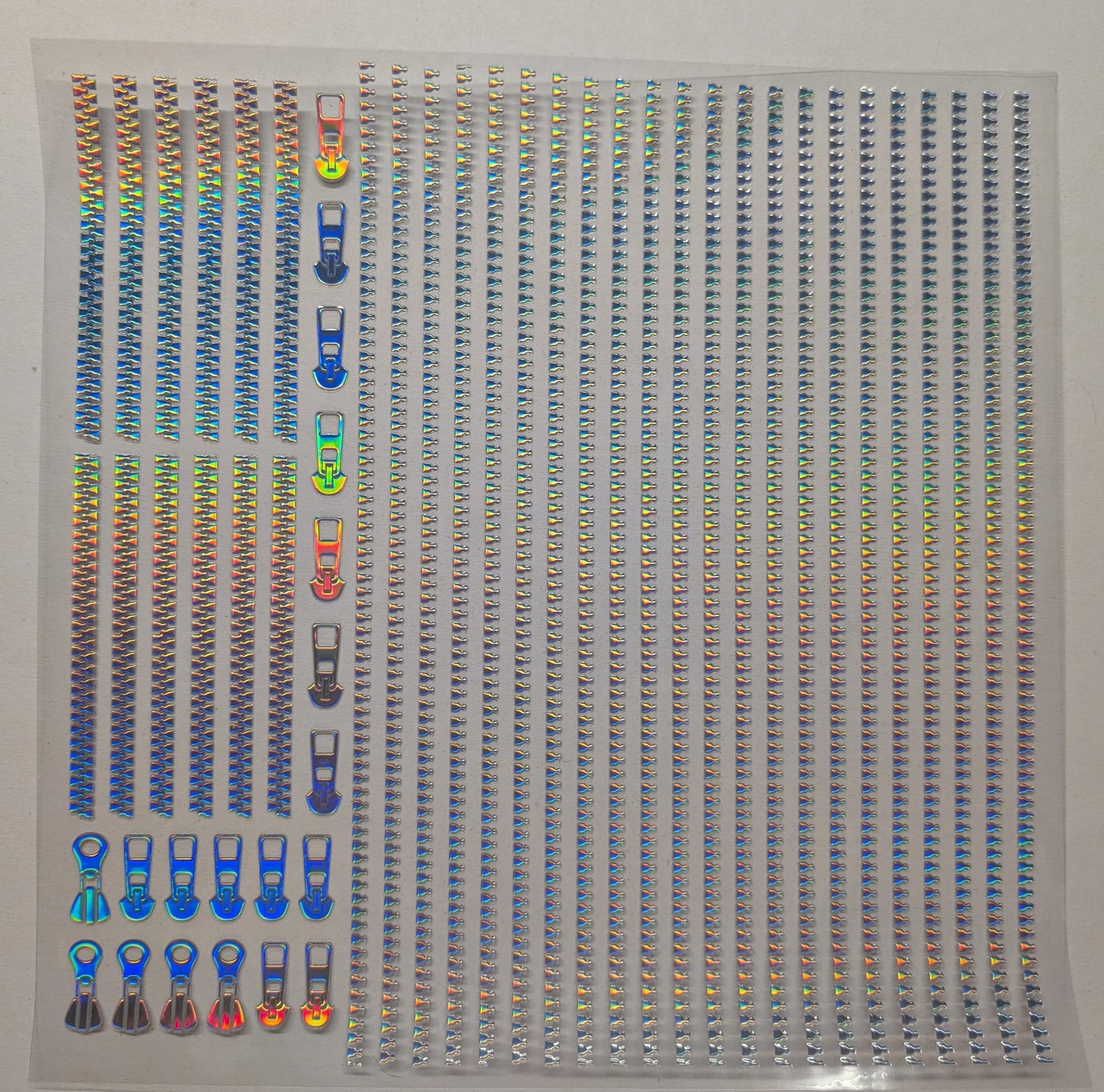 #122 Metallic Zippers 5 colors