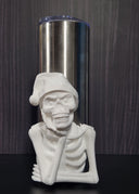Santa Skeleton - Tumbler Element