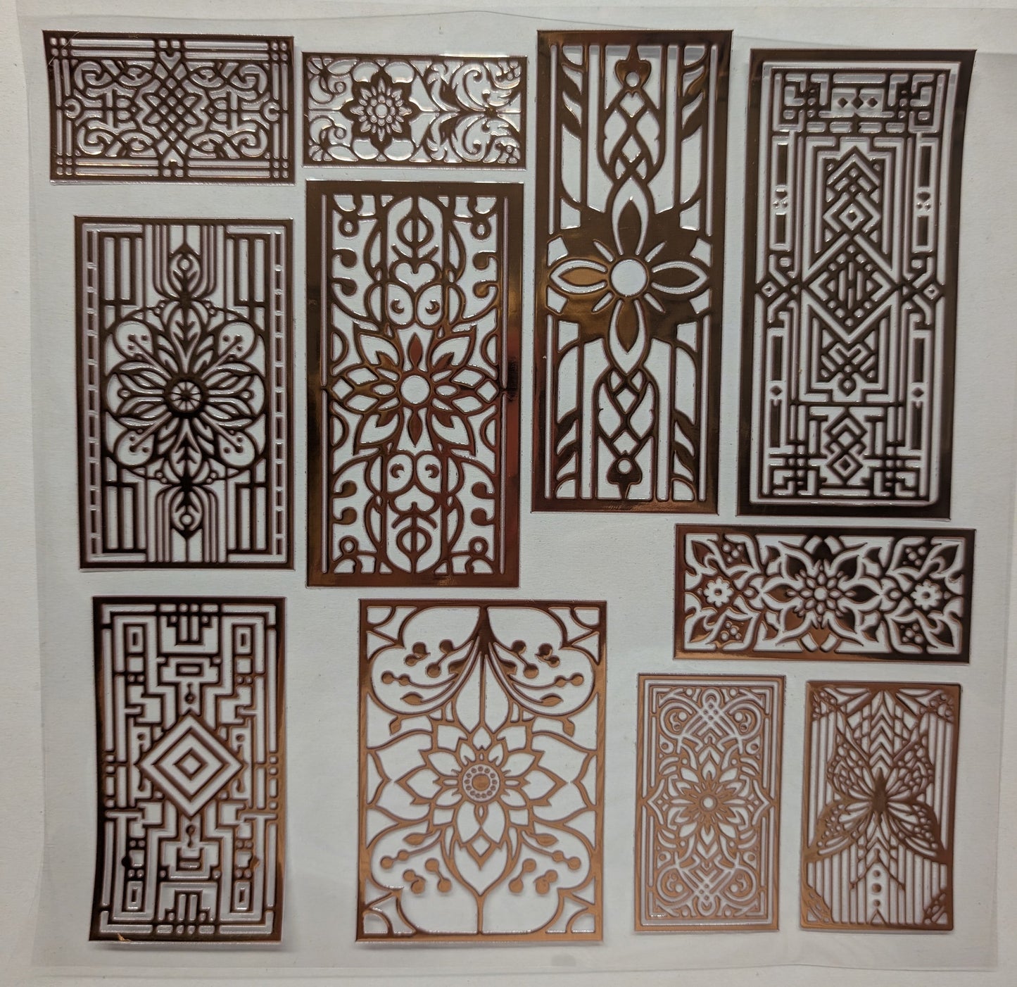 #120 Metallic Decorative Panels 6 colors