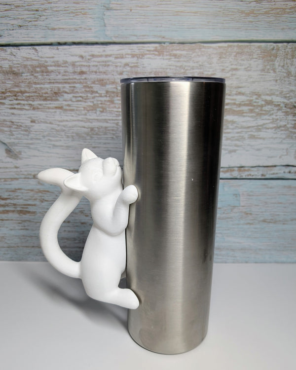 Stretching Cat - Tumbler Handle