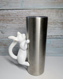 Stretching Cat - Tumbler Handle