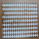 #62 Distressed Harlequin Shattered- available in Teal, Purple, Orange and Black