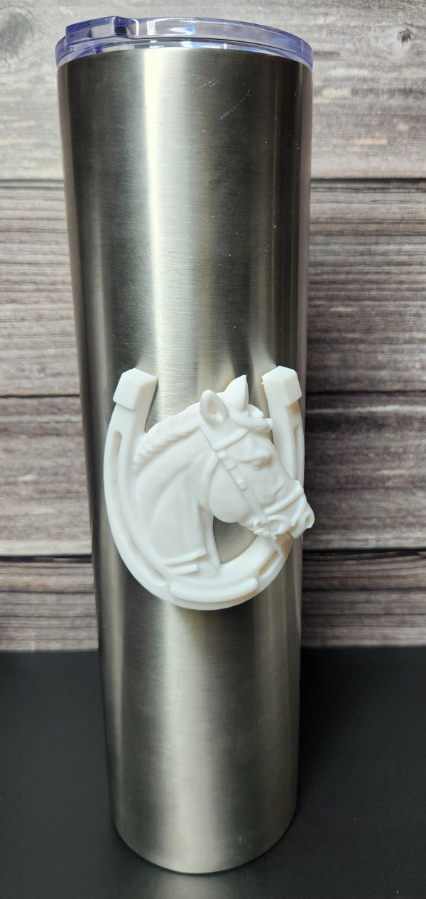 Horseshoe with horse - Tumbler element