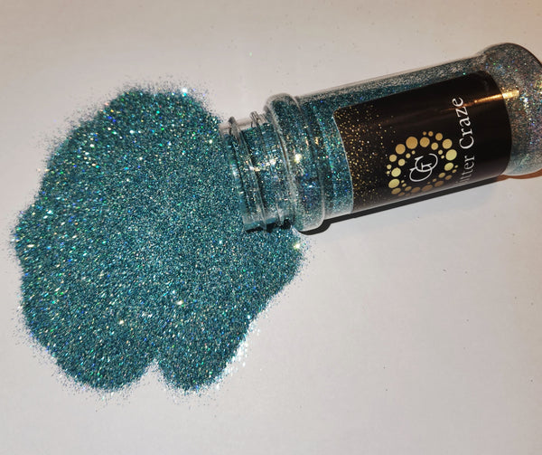 Teal Diamonds -Monday Mix it up glitter