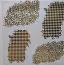 #142 Metallic Houndstooth and Leopard  patches