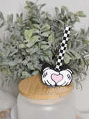 Mouse Heart Hands - Straw topper (In Color)