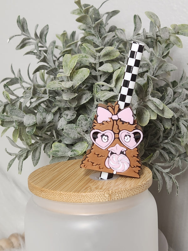 Cute Chicken - Straw topper (In Color)