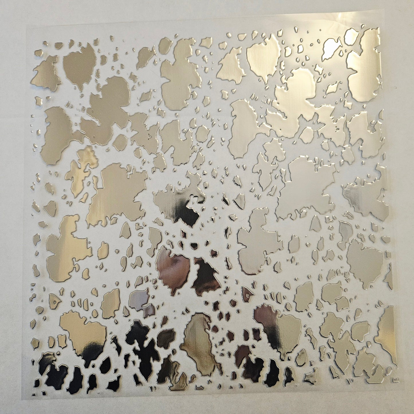 #32 Metallic UV DTF-Cow Spots- available in Gold, Silver, Holo Black, Holo Teal and Holo Pink