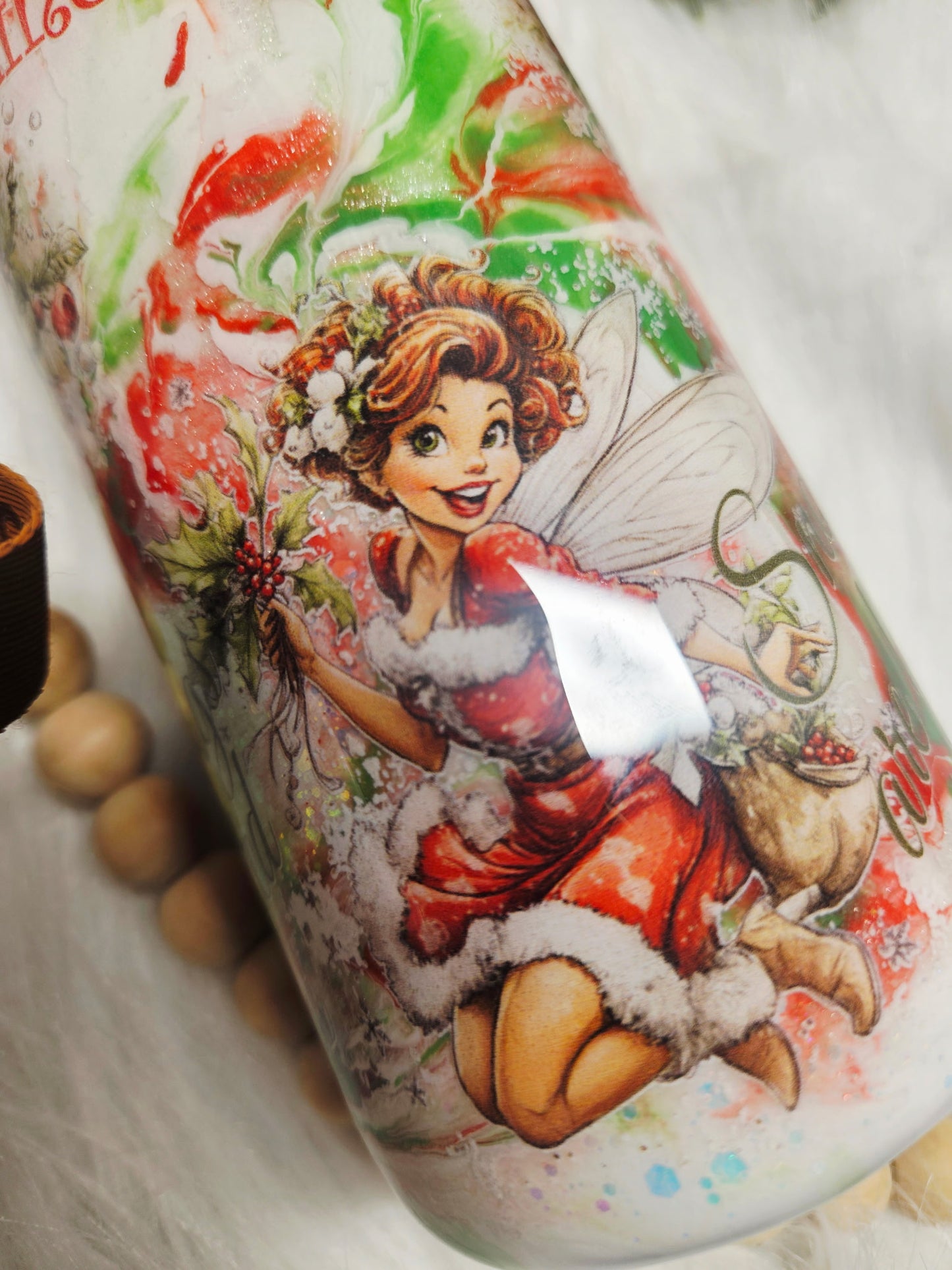 20oz Christmas Fairies Tumbler