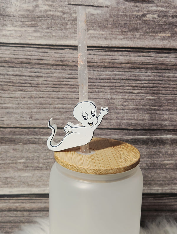 Casper the Friendly ghost - Straw topper (In Color)