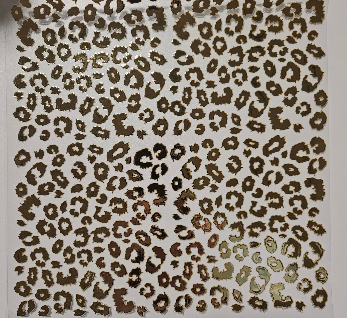 #150 Metallic Fuzzy Leopard