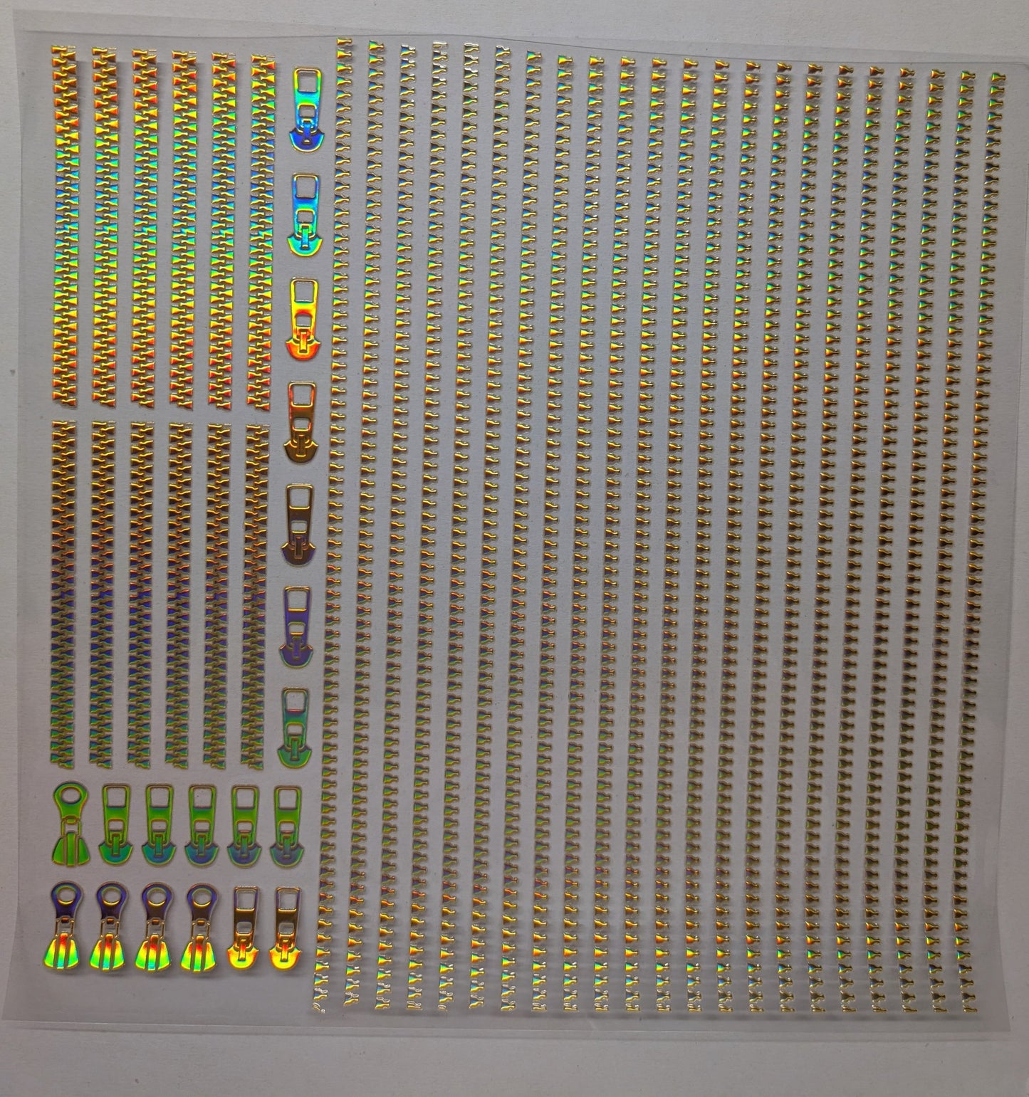 #122 Metallic Zippers 5 colors