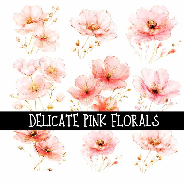 Delicate Pink florals