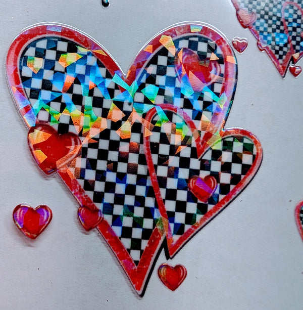 #79 Checkered Love shattered effect-2 color options