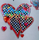 #79 Checkered Love shattered effect-2 color options