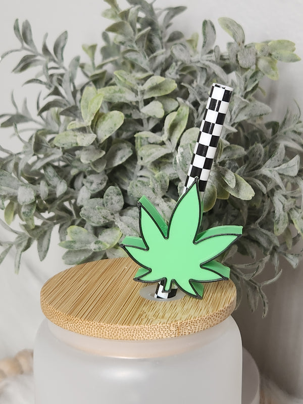 420 Leaf - Straw topper (In Color)