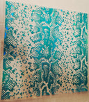 #49 Metallic UV DTF-Snakeskin- available in Holo Teal and Holo Pink