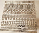 #46 Metallic UV DTF-Aztec Borders- available in Gold, Silver