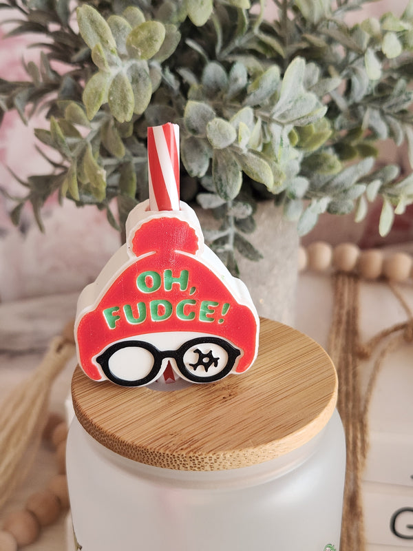 Oh Fudge- Straw topper (In Color)