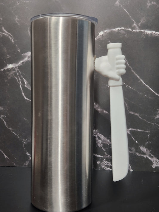 Hand Wielding Machete - Tumbler Handle