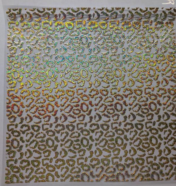 #109 Leopard Sand Holographic